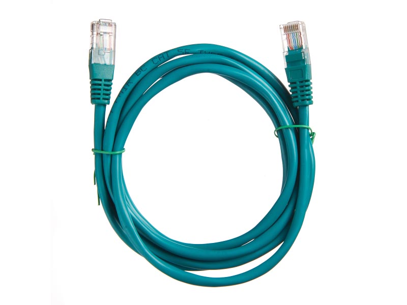 Патч-корд UTP кат.5e, 1.5 м, RJ45-RJ45, зеленый, CU, LSZH, Netko Optima (N.BC.UTP.5e-1.5m-7-lszh)