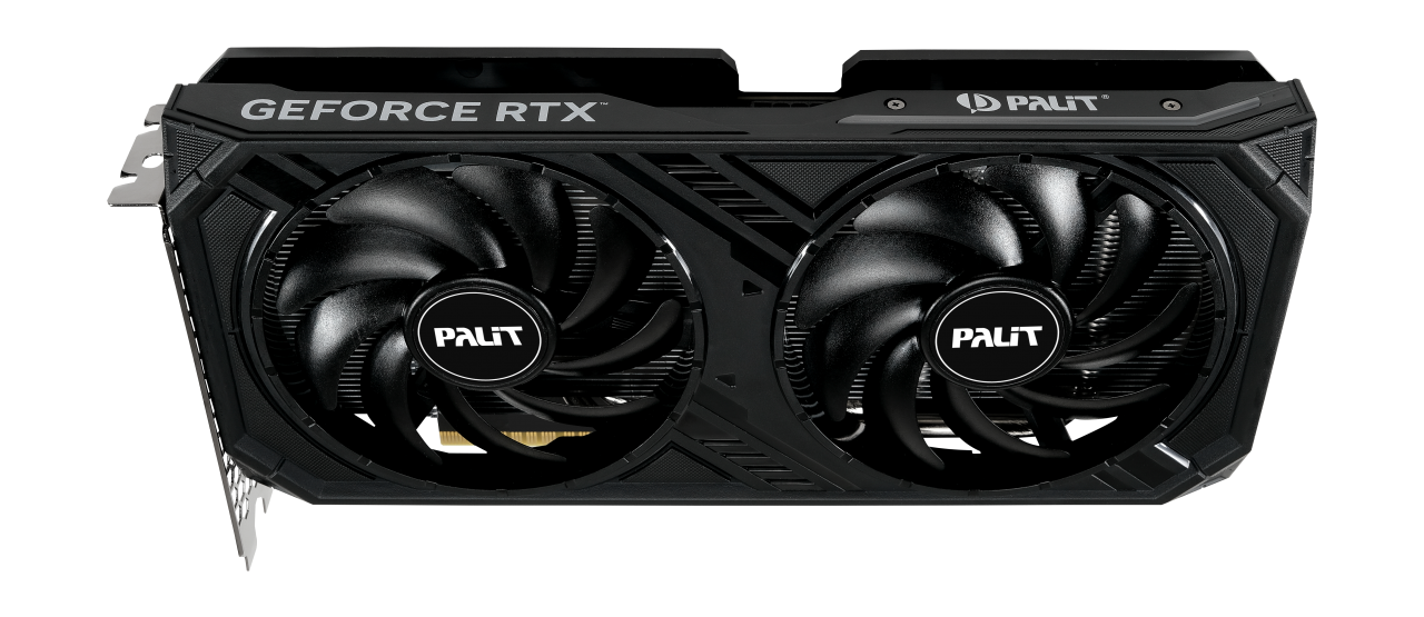 Видеокарта Palit NVIDIA GeForce RTX 4060 PA-RTX4060 DUAL OC , 8Gb DDR6, 128 бит, PCI-E, HDMI, 3DP, Retail (NE64060T19P1-1070D)