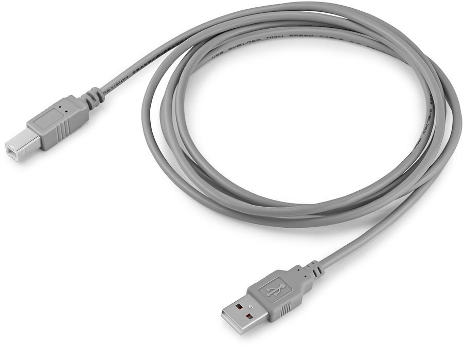 Кабель USB A(m)-USB(BM), Buro, 1.8m, серый (BHP RET USB_BM18)
