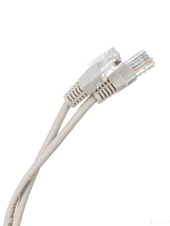 Патч-корд UTP кат.5e, 1 м, RJ45-RJ45, серый, CU, LSZH, Neomax (NM13011-010)