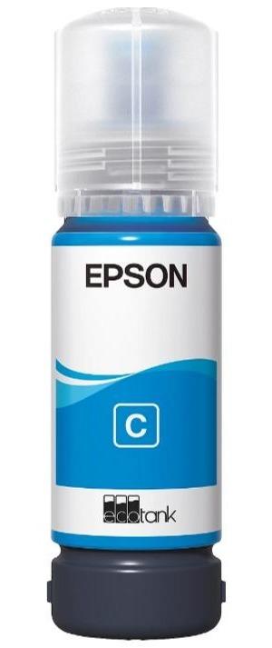 Чернила Epson 108, 70 мл, голубой, оригинальные для Epson L8050/L18050 (C13T09C24A)