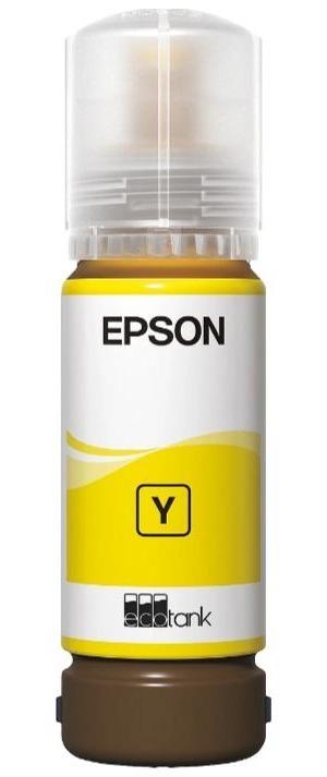 Чернила Epson 108, 70 мл, желтый, оригинальные для Epson L18050/L8050 (C13T09C44A)