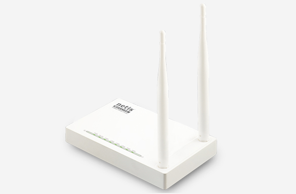 Wi-Fi роутер Netis WF2419E, 802.11n, 2.4 ГГц, до 300 Мбит/с, LAN 4x100 Мбит/с, внешних антенн: 2x5 дБи