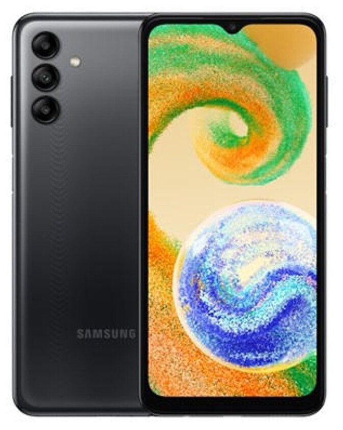 Смартфон Samsung Galaxy A04s, 6.5 720x1600 PLS, Samsung Exynos 850, 4Gb RAM, 64Gb, 3G/4G, Wi-Fi, BT, 3xCam, 2-Sim, 5000 мА⋅ч, USB Type-C, Android 11, черный (SM-A047FZKGCAU)