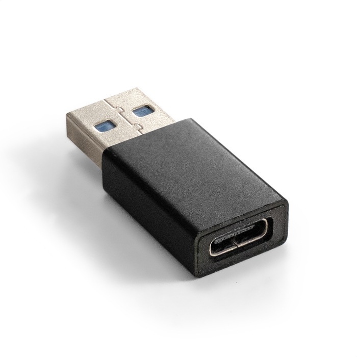 Переходник (адаптер) USB-USB Type-C, черный, Exegate EX-USB3-CFAM (EX294779RUS)