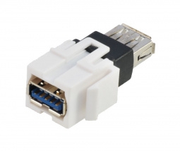 Переходник (адаптер) USB-USB 2.0(Am), Eurolan 16B-US-03WT (16B-US-03WT)