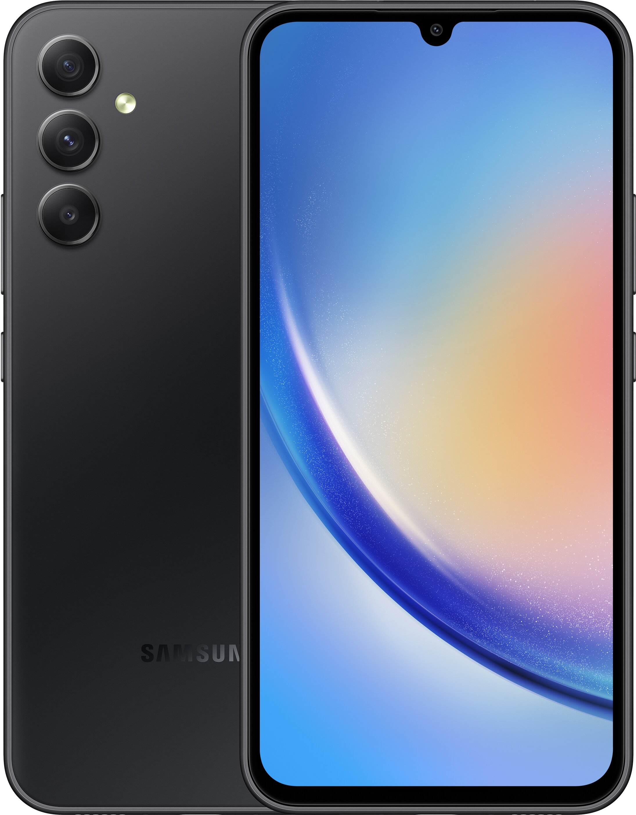   E2E4 Смартфон Samsung Galaxy A34, 6.6 1080x2340 Super AMOLED, MediaTek Dimensity 1080, 8Gb RAM, 256Gb, 3G/4G/5G, NFC, Wi-Fi, BT, 3xCam, 2-Sim, 5000 мА⋅ч, USB Type-C, Android 13, серый (SM-A346EZKECAU)