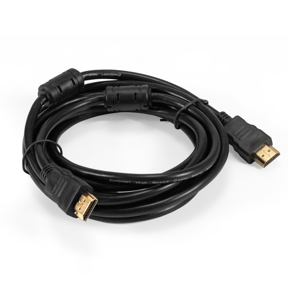 Кабель HDMI(19M)-HDMI(19M) v1.4b, ферритовый фильтр, 3 м, черный Exegate EX-CC-HDMI-3.0F (EX294690RUS)