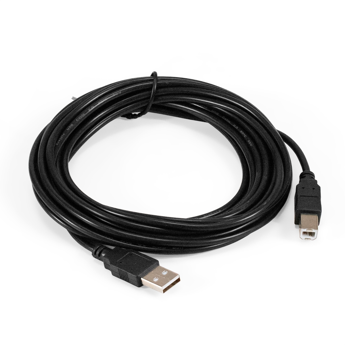 Кабель USB 2.0(Am)-USB 2.0(Bm), 4.5 м, черный, Exegate EX-CC-USB2-AMBM-4.5 (EX294745RUS)