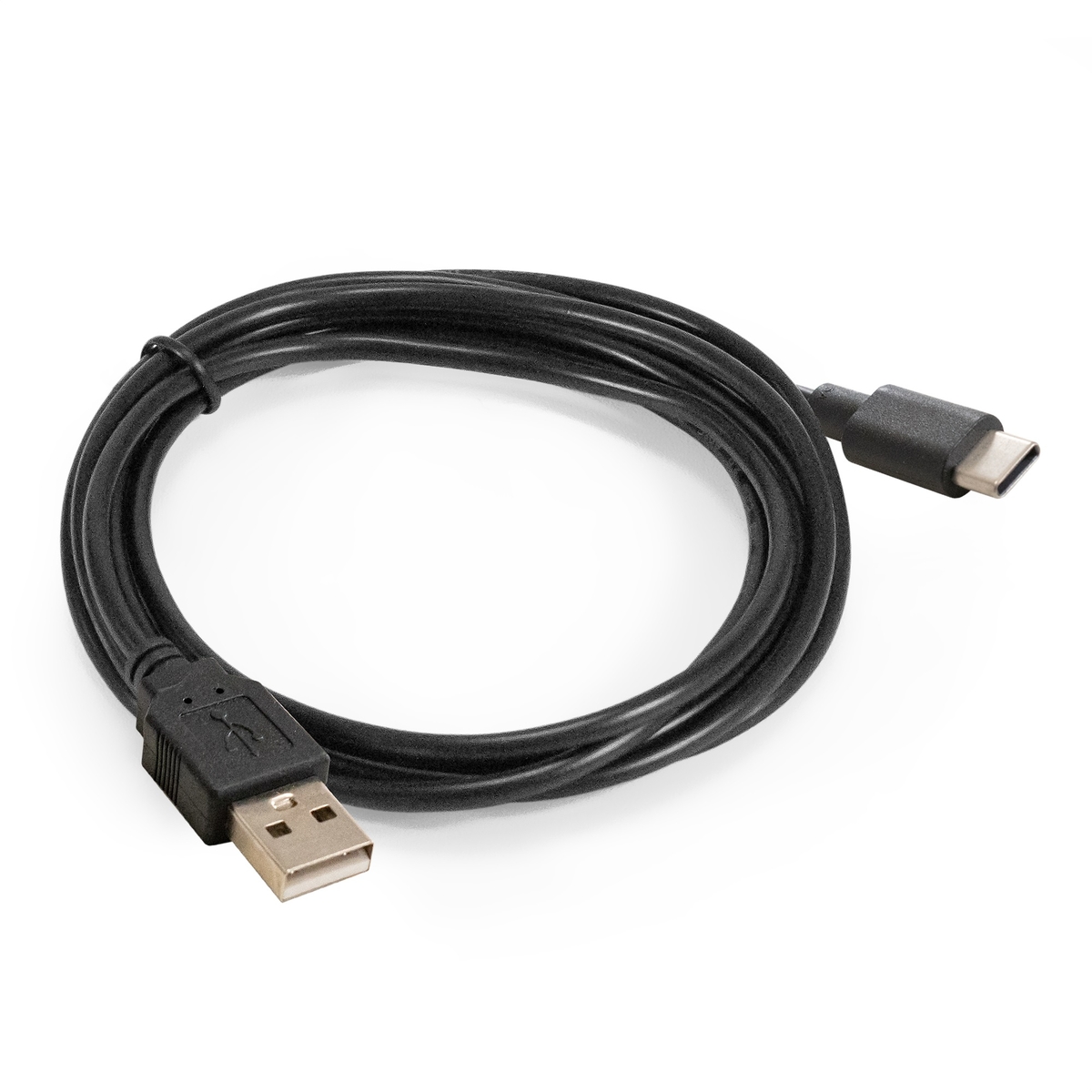 Кабель USB-USB Type-C, 3А, 1.8 м, черный, Exegate EX-CC-USB2-AMCM-1.8 (EX294773RUS)