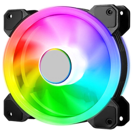 Комплект вентиляторов TESLA RGB 120-LD3, 120 мм, 1200rpm, 21 дБ, 3-pin+4-pin Molex, 3шт, RGB (TSL-120-LD3)