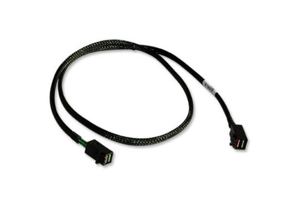 Серверные кабели, шлейфы Кабель LSI CBL-SFF8643-10M, SFF-8643 (mini SAS HD) - SFF-8643 (mini SAS HD), 1 м, черный (05-26112-001)