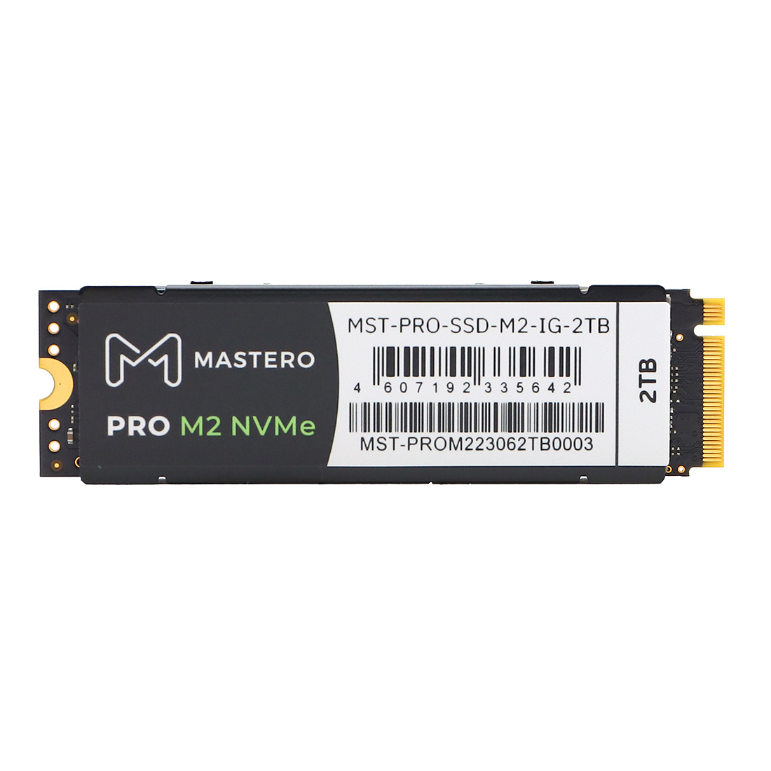 Твердотельный накопитель (SSD) Mastero 2Tb PRO, 2280, M.2, NVMe (MST-PRO-SSD-M2-IG-2TB) Bulk (OEM)