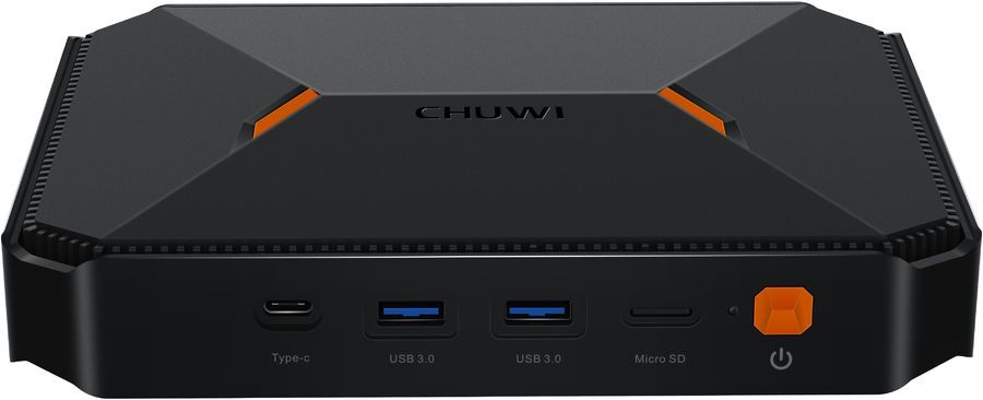 Системный блок Chuwi HeroBox, Intel N100 800 МГц, 8Gb RAM, 256Gb SSD, W11, черный (CWI527H)