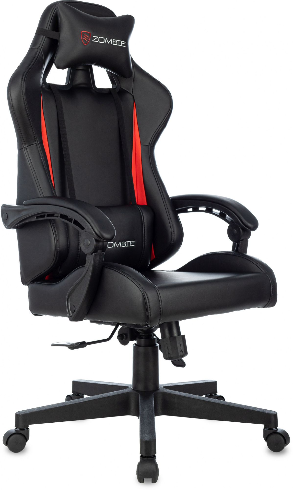 Игровые кресла  E2E4 Кресло игровое Бюрократ ZOMBIE GAME TETRA, черный/красный (ZOMBIE GAME TETRA BR)