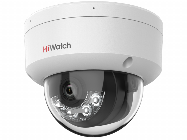 IP-камера HiWatch Value DS-I452M(B) 2.8 мм, уличная, купольная, 4Мпикс, CMOS, до 2560x1440, до 20 кадров/с, ИК подсветка 30м, POE, -40 °C/+60 °C, белый (DS-I452M(B)(2.8mm))