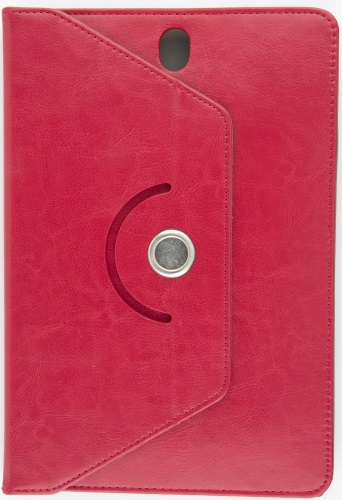 Чехол Red Line с поворотным механизмом для планшета универсальный 9.7 искусственная кожа, красный (УТ000008819)