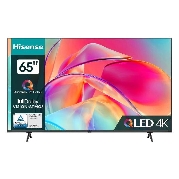 Телевизор 65 Hisense 65E7KQ, 3840x2160, DVB-T /T2 /C, HDMIx3, USBx2, WiFi, Smart TV, черный (65E7KQ)