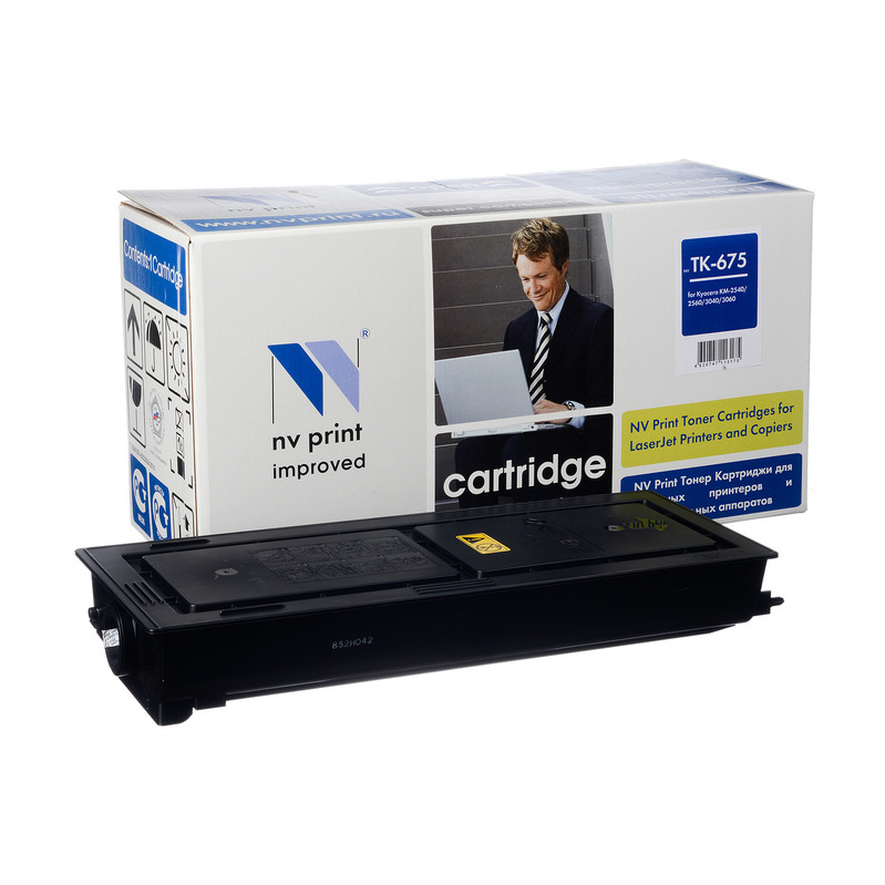 Картридж лазерный NV Print NV-TK675 (TK-675), черный, 21000 страниц, совместимый, для Kyocera KM-2540, KM-3040, KM-2560, KM-3060