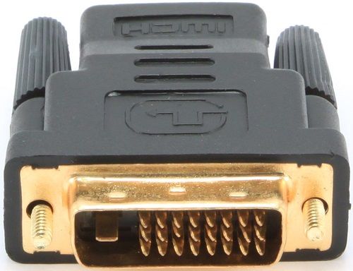 Переходник (адаптер) HDMI(19F)-DVI-D(M), черный Fillum (FL-A-HF-DVIDM-2)
