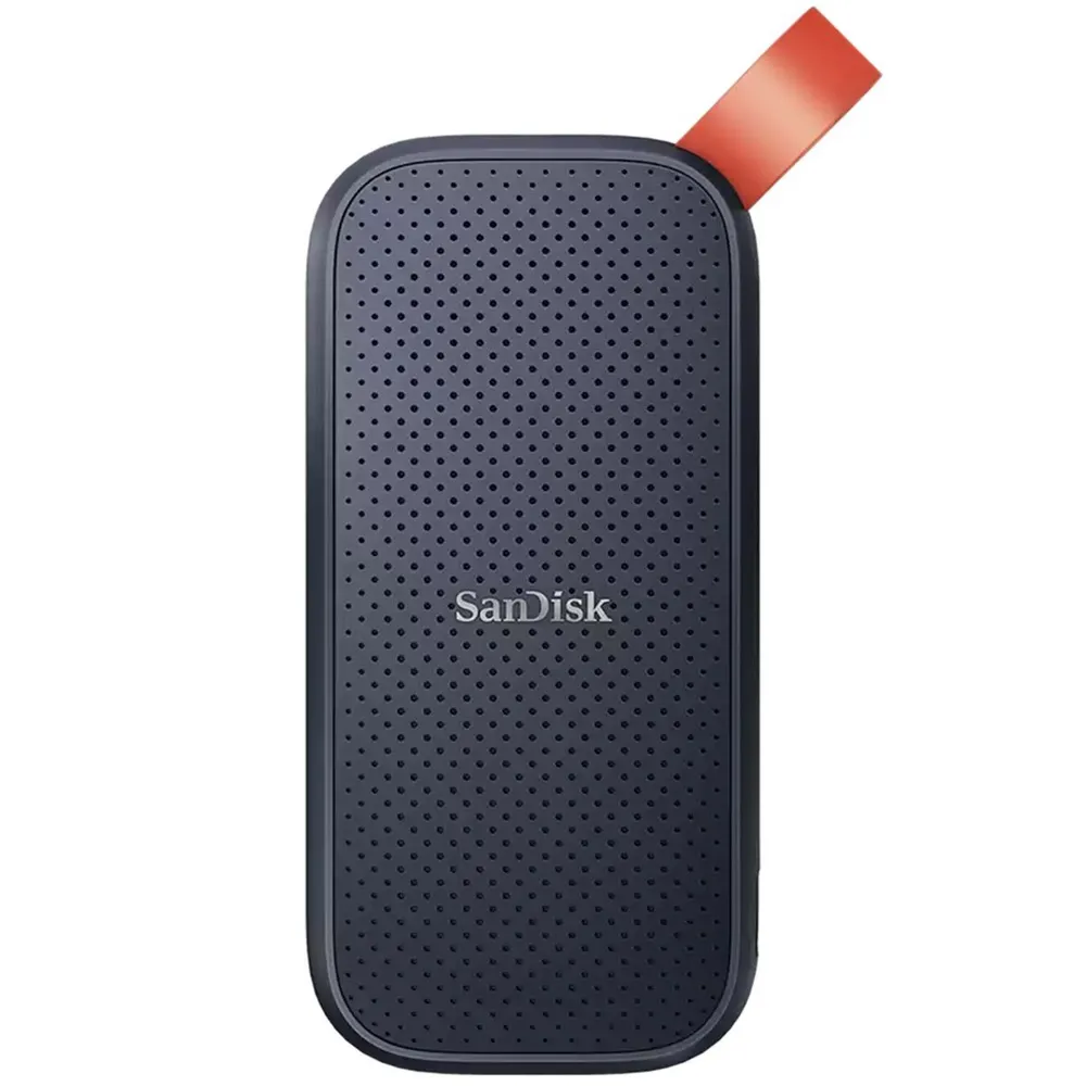 Внешний SSD SanDisk Portable 2Tb, 1.8, USB 3.2 Gen 2, черный (SDSSDE30-2T00-G26)