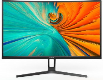 Монитор 27 Digma Overdrive 27A510Q VA, изогнутый, 2560x1440 (16:9), 300кд/м2, 165 Гц, 6 мс, 178°/178°, HDMI, DisplayPort, USB-Hub, черный (DM27VG02)