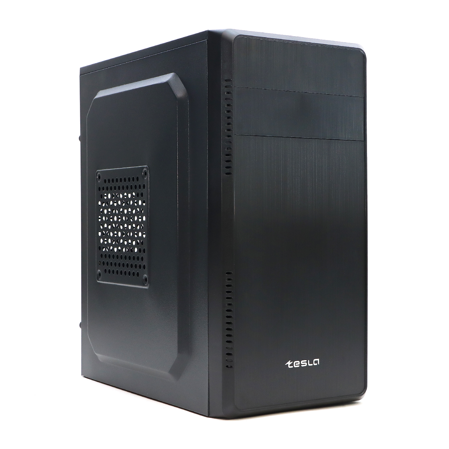 Корпус TESLA 1703BM, mATX, Mini-Tower, черный, без БП (TSL-1703-BM)