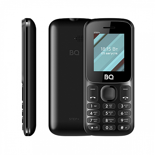 Мобильный телефон BQ 1848 Step+, 1.77 160x128 TN, 32Mb RAM, 32Mb, BT, 2-Sim, 600 мА·ч, черный