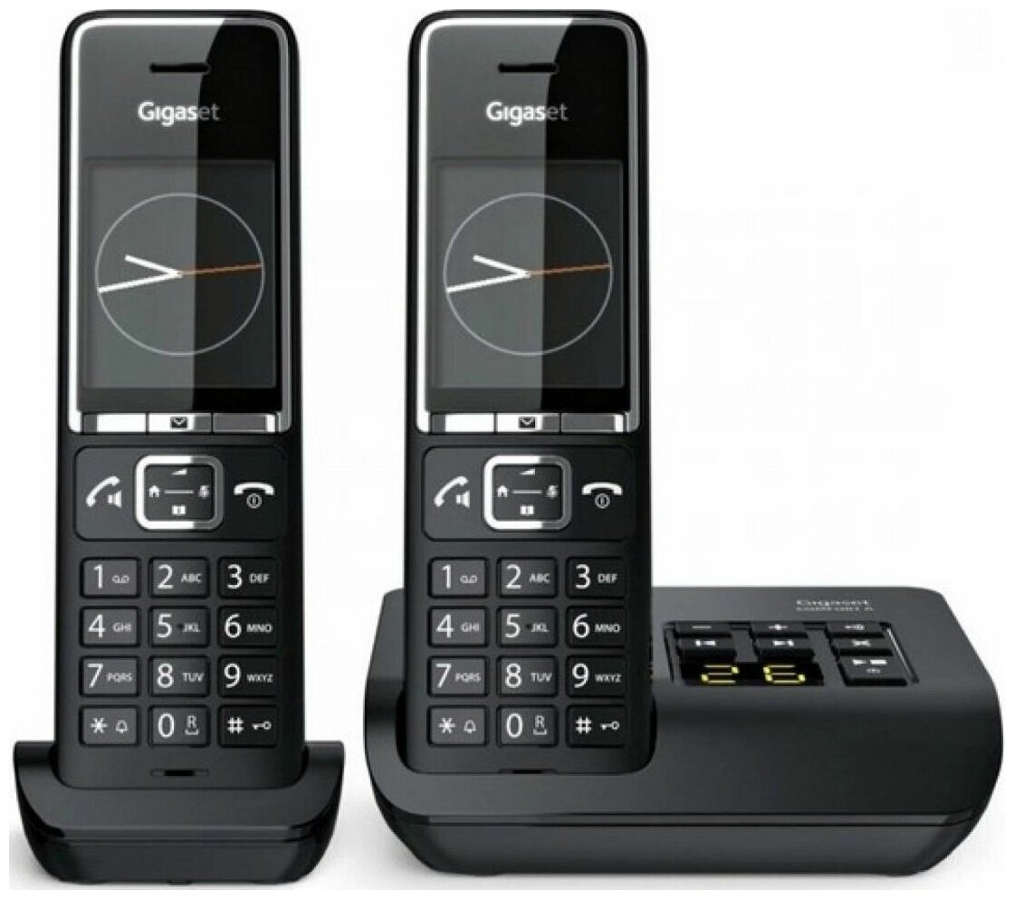 Радиотелефон Gigaset Comfort 550A DUO RUS, DECT, АОН, черный (L36852-H3021-S304)