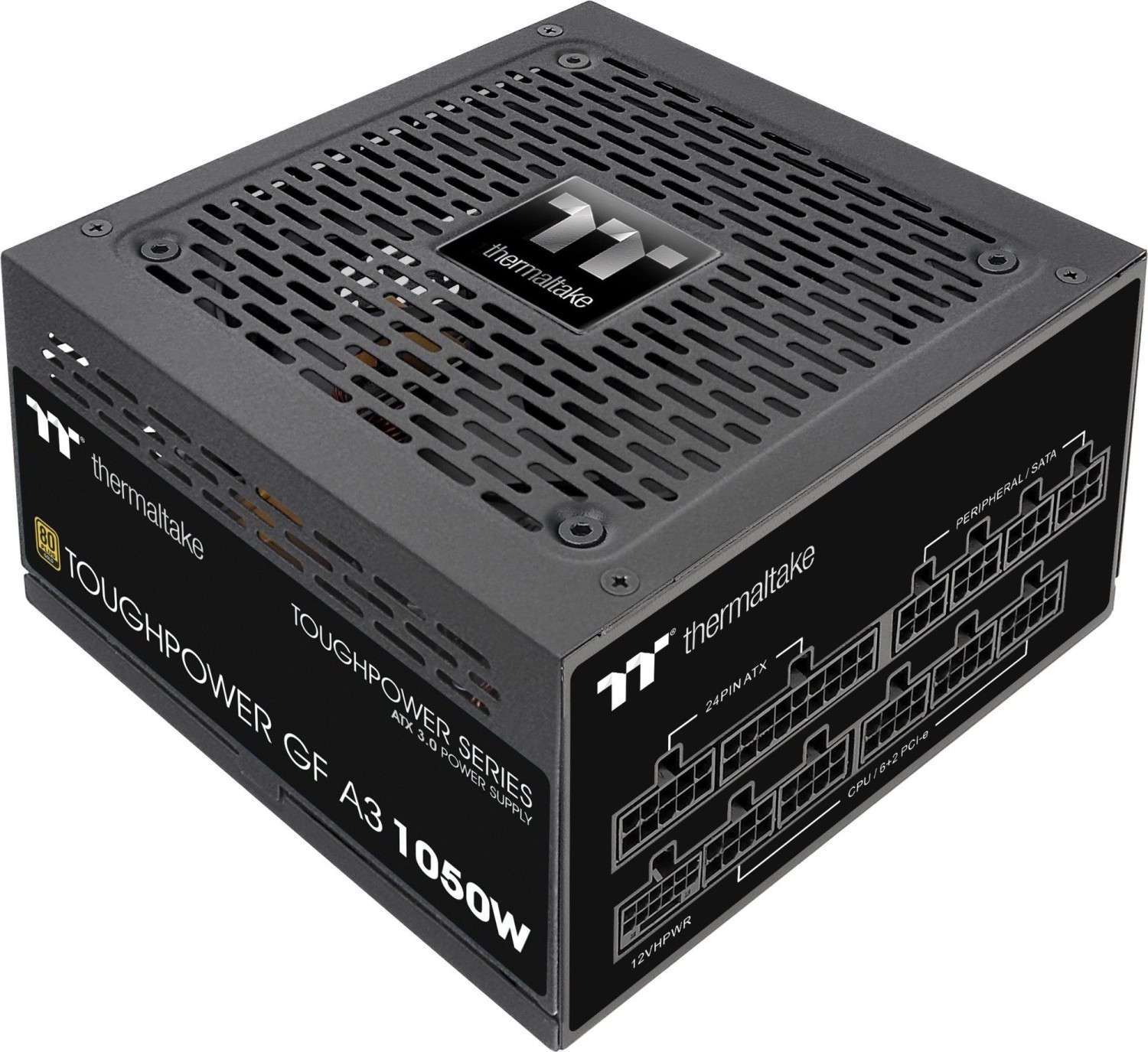 800-2000 Вт Блок питания 1.05 кВт ATX Thermaltake Toughpower GF A3, 140 мм, 80 Plus Gold, Retail (PS-TPD-1050FNFAGE-H)