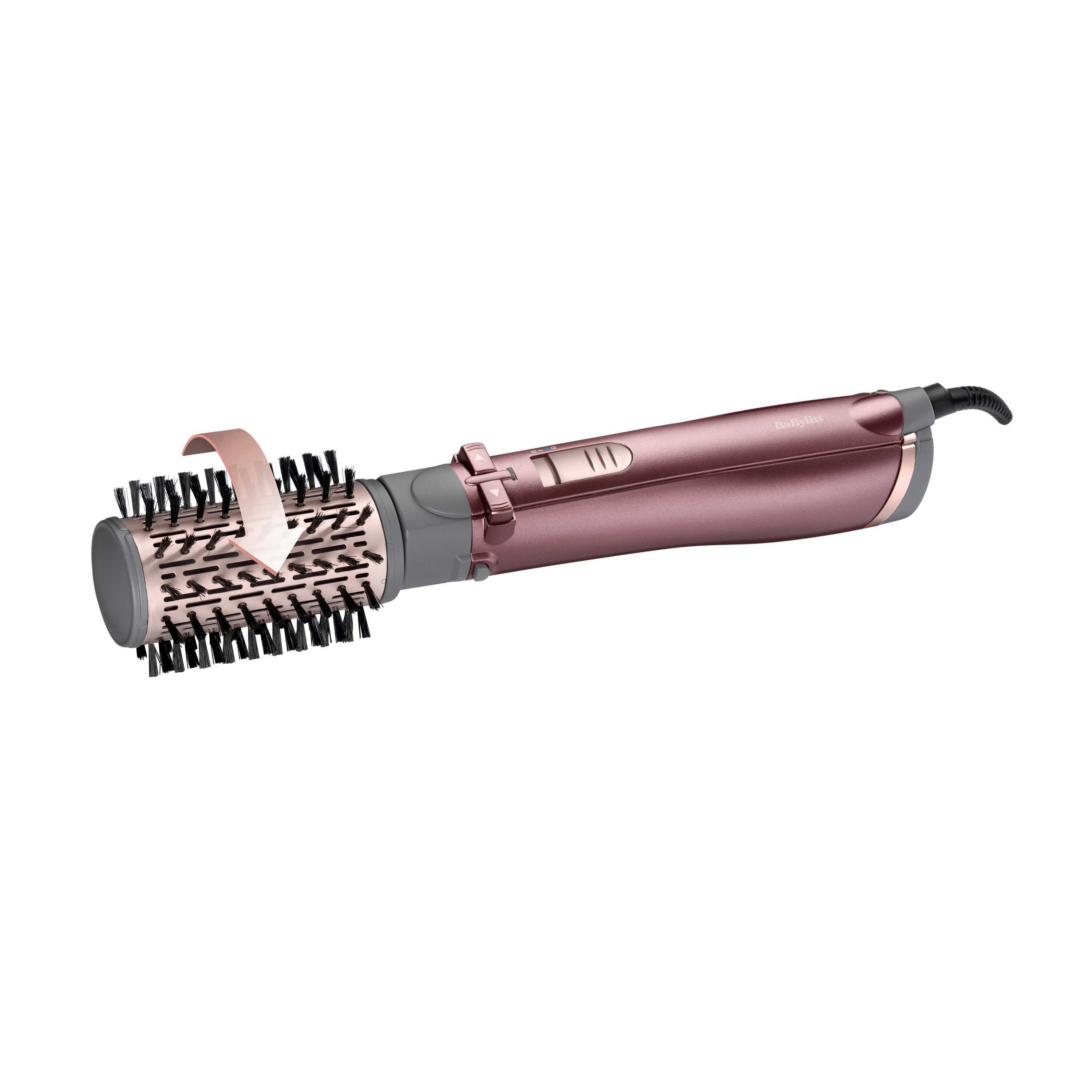 Фен-щетка Babyliss AS960E 1 кВт, режимов: 2, насадок: 4, бордовый