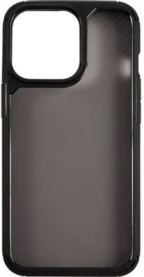 Чехол-накладка Usams Carbon Design для смартфона Apple iPhone 13 Pro, силикон, черный (US-BH774)