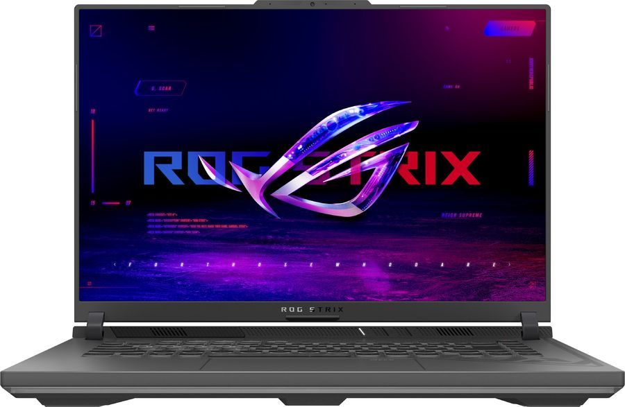 Ноутбук ASUS ROG Strix G16 G614JI-N4104 16 IPS 2560x1600, Intel Core i9 13980HX 2.2 ГГц, 32Gb RAM, 1Tb SSD, NVIDIA GeForce RTX 4070-8Gb, без OC, серый (90NR0D42-M00DN0)