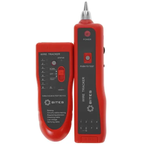 Тестер-трассоискатель 5bites, RJ-45/RJ-12/RJ-11 (LY-CT025)