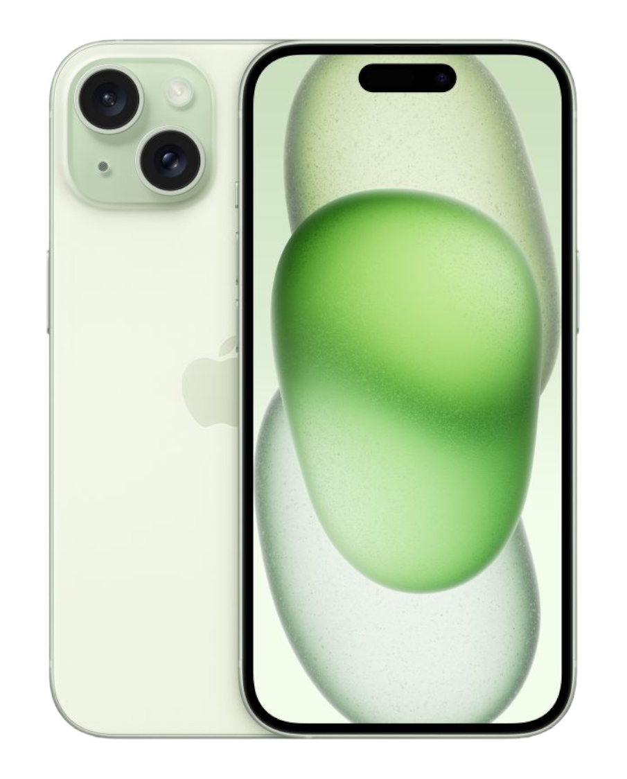 Смартфон Apple iPhone 15 A3090, 6.1 2556x1179 OLED, Apple A16 Bionic, 6Gb RAM, 128Gb, 3G/4G/5G, NFC, Wi-Fi, BT, 2xCam, 2-Sim (nano SIM+eSIM), USB Type-C, iOS 17, зеленый (MTP53HN/A)