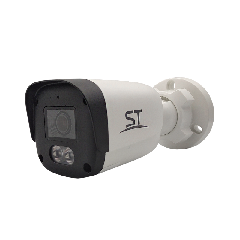 IP-камера Space Technology ST-SK4503 2.8 мм, уличная, цилиндрическая, 4Мпикс, CMOS, до 2560x1440, до 25 кадров/с, ИК подсветка 30м, POE, -30 °C/+60 °C, белый (ST-SK4503)