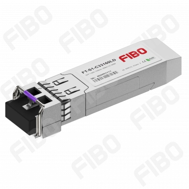 Модуль SFP FIBO, 160 км, LC, Tx:1330 нм, 1.25 Гбит/с, SM, двойной, WDM, DDM (FT-S1-C33160LD)