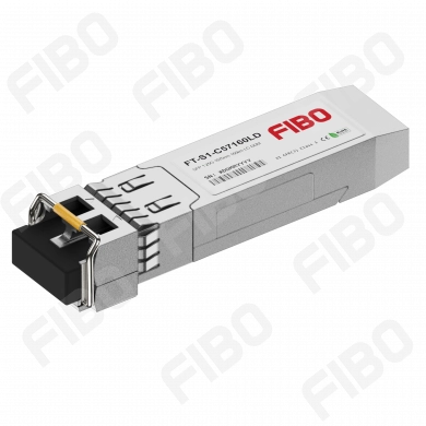 Модуль SFP FIBO, 160 км, LC, Tx:1570 нм, 1.25 Гбит/с, SM, двойной, WDM, DDM (FT-S1-C57160LD)