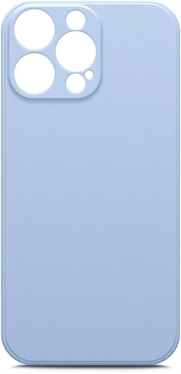  Чехол-накладка BoraSCO для смартфона Apple iPhone 14 Pro Max, силикон/микрофибра, лавандовый (70844)