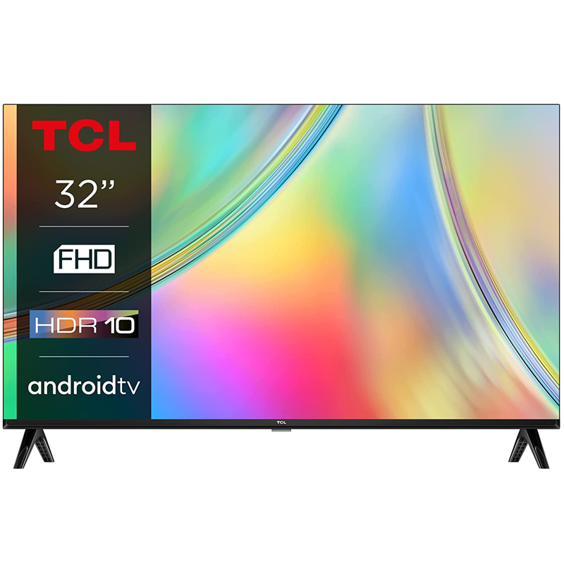 Телевизор 32 TCL 32S5400AF, 1920x1080, DVB-T /T2 /C, HDMIx2, USBx1, WiFi, Smart TV, черный (32S5400AF)