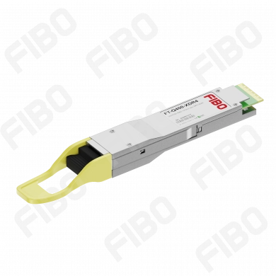 Модуль QSFP-DD FIBO, 2 км, MPO/MTP, Tx:1310 нм, 400 Гбит/с, одинарный, DDM (FT-Q400-XDR4)