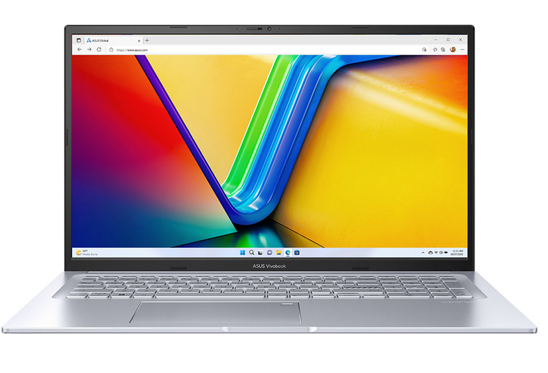 Ноутбук ASUS VivoBook 17X M3704YA-AU071 17.3 IPS 1920x1080, AMD Ryzen 5 7530U 2 ГГц, 16Gb RAM, 512Gb SSD, без OC, серебристый (90NB1191-M002Y0)