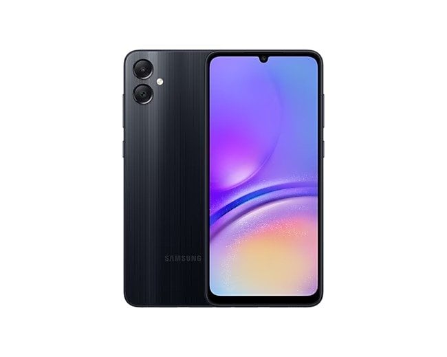 Смартфон Samsung Galaxy A05, 6.7 1600x720 PLS, MediaTek Helio G85, 4Gb RAM, 128Gb, 3G/4G, Wi-Fi, BT, 2xCam, 2-Sim, 5000 мА⋅ч, USB Type-C, Android 13, черный (SM-A055FZKGCAU)