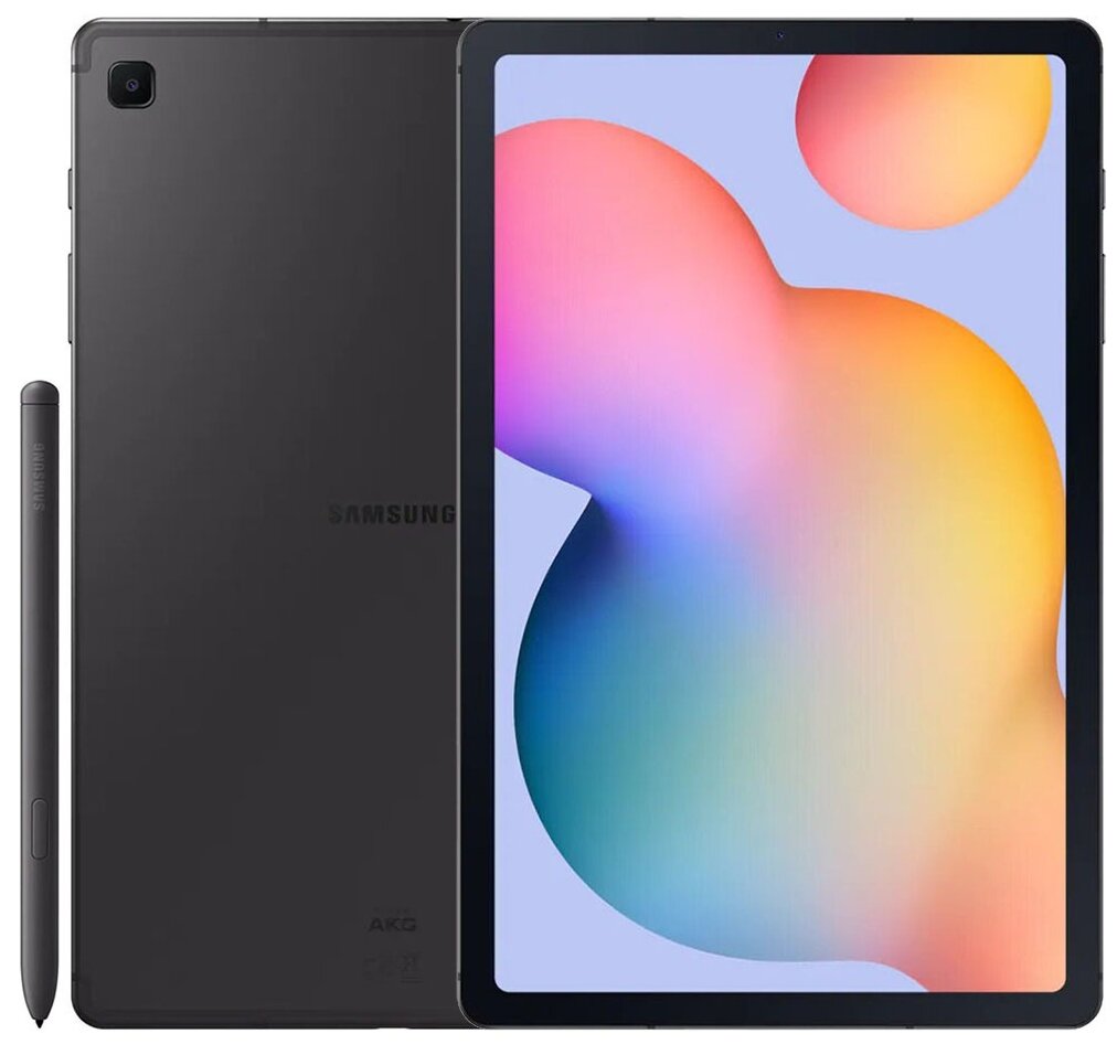 Планшет Samsung Galaxy Tab S6 Lite SM-P619 10.4 2000x1200 PLS, Qualcomm Snapdragon 720G, 4Gb RAM, 128Gb, 3G/4G LTE, WiFi, BT, 7.04 А·ч, Android 12, серый (SM-P619NZAECAU)