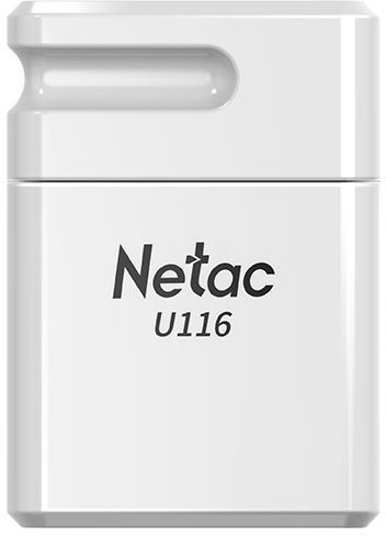 Флешка 4Gb USB 2.0 Netac U116, белый (NT03U116N-004G-20WH)