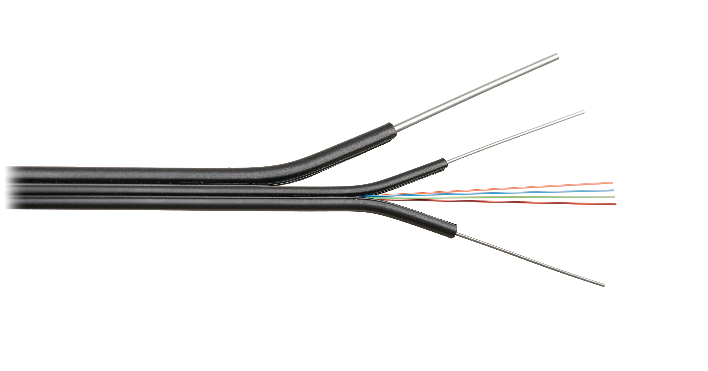 Оптический кабель Кабель оптический NIKOMAX одномодовый, 9/125мкм, G.652.D & G.657.A1, 4 волокна, 1 км, черный, нг(A)-HF (NMF-2PC-004A1C-BK)
