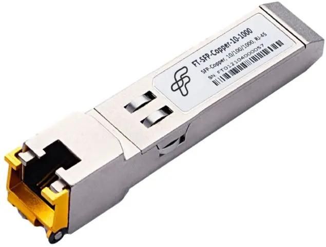 Модуль SFP Future Technologies, 100 м, RJ-45, 1 Гбит/с (FT-SFP-Copper-10-1000)