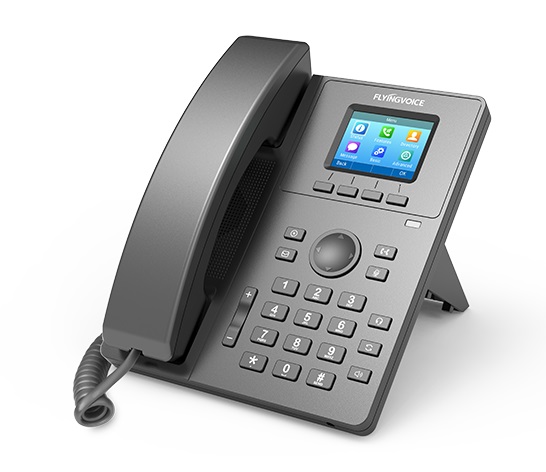 VoIP телефоны VoIP-телефон FLYINGVOICE P11G, 2 линии, 2 SIP-аккаунта, цветной дисплей, серый (P11G)