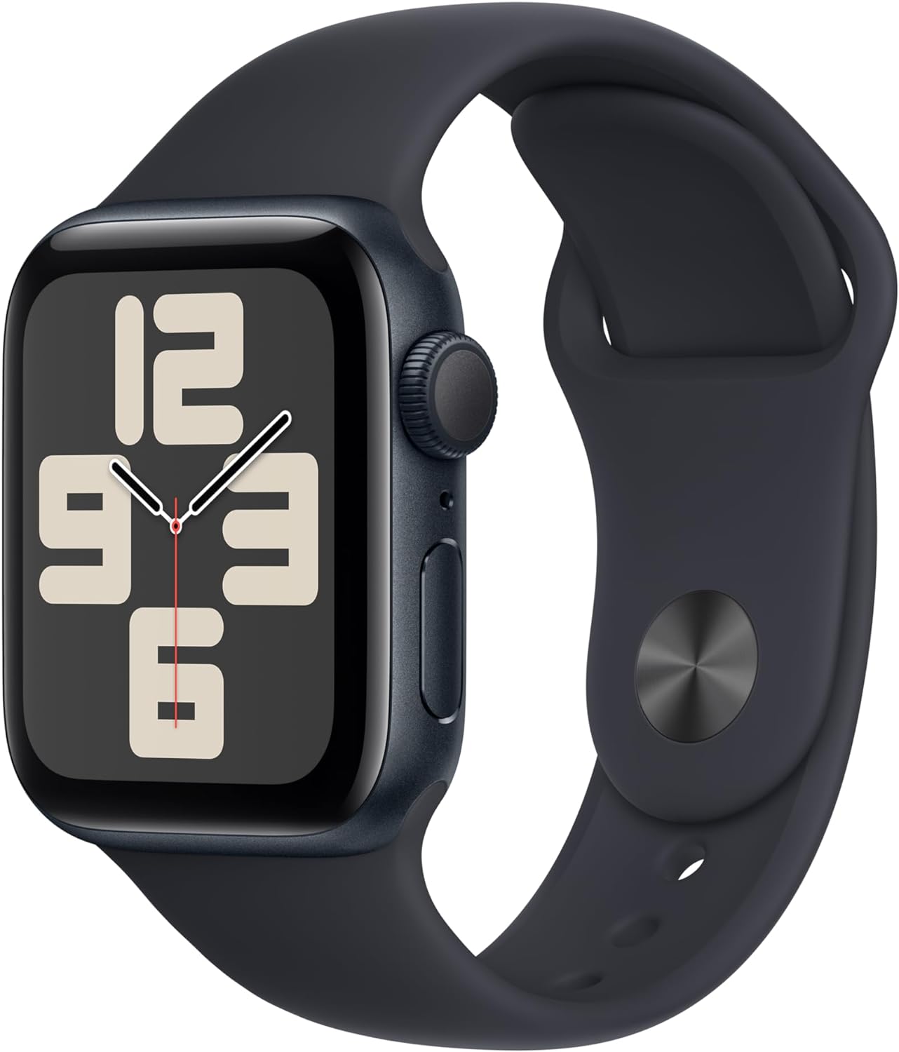 Смарт-часы Apple Watch SE 2023 A2722, 40мм, S/M OLED LTPO, темная ночь (MR9X3LL/A)