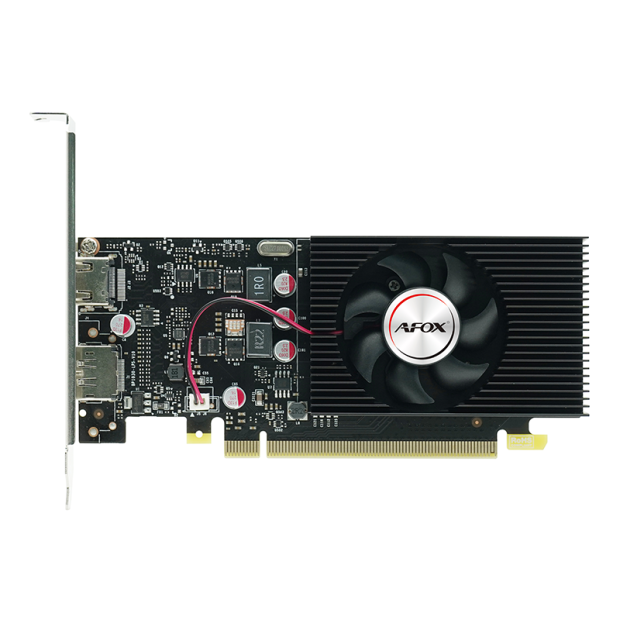 Видеокарта AFOX NVIDIA GeForce GT 1030, 2Gb GDDR5, 64 бит, PCI-E, HDMI, DP (AF1030-2048D5L5-V4)